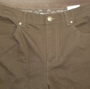 NWT Christopher & Banks Brown Pants, Size 10S